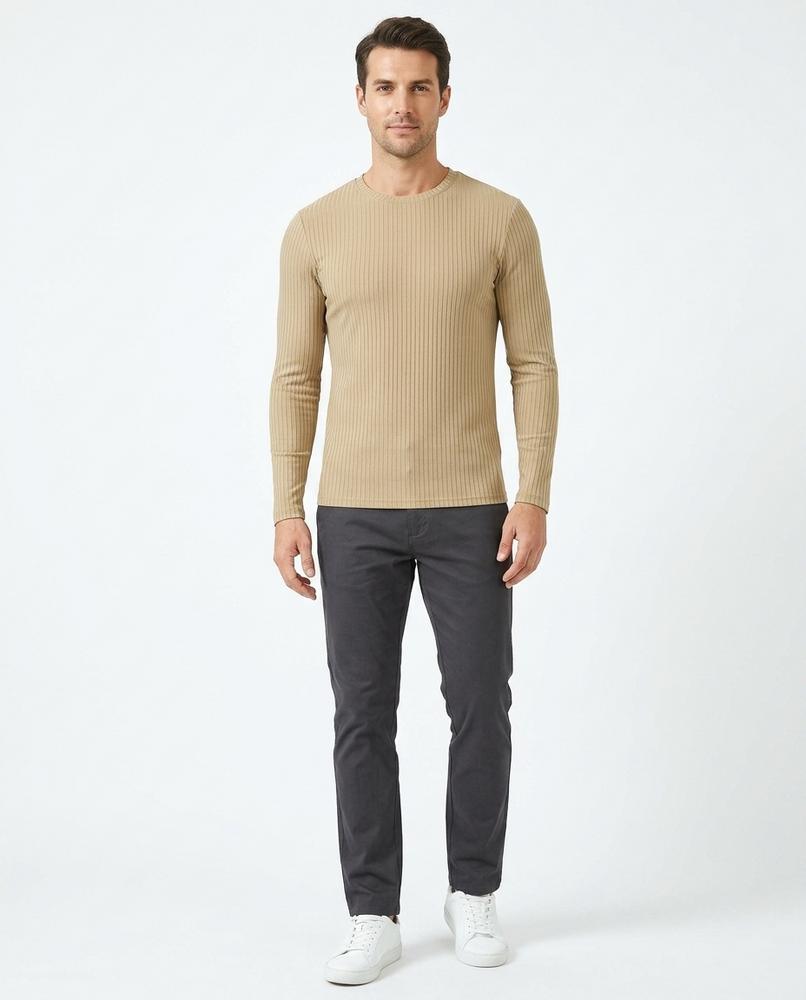 Nord Wear - Aazud | Ribbed Crewneck Sweater Men