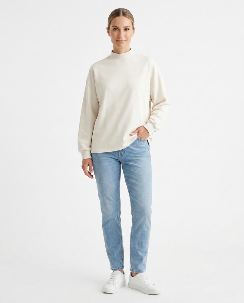 Nord Wear - Aotal | Mock Neck Relaxed Fit Sweatshirt Women