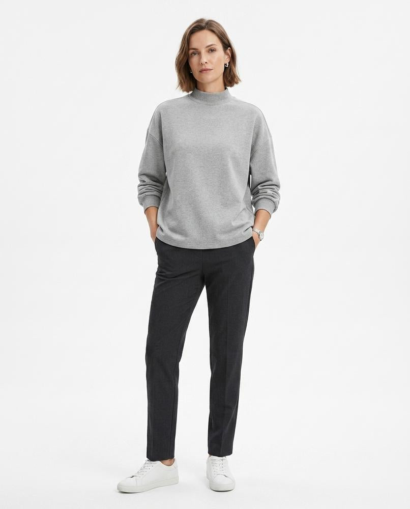 Nord Wear - Aotal | Mock Neck Relaxed Fit Sweatshirt Women