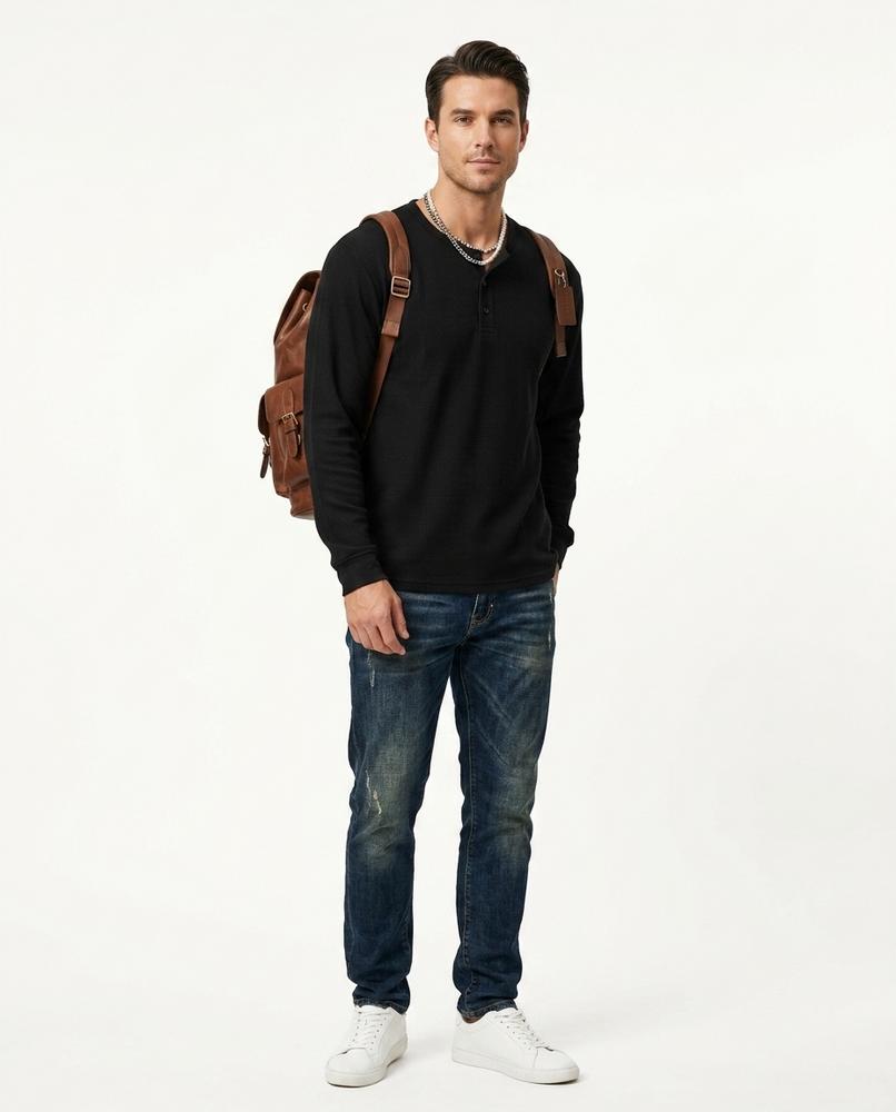 Nord Wear - Donan | Long-Sleeved Button-Placket Shirt Men