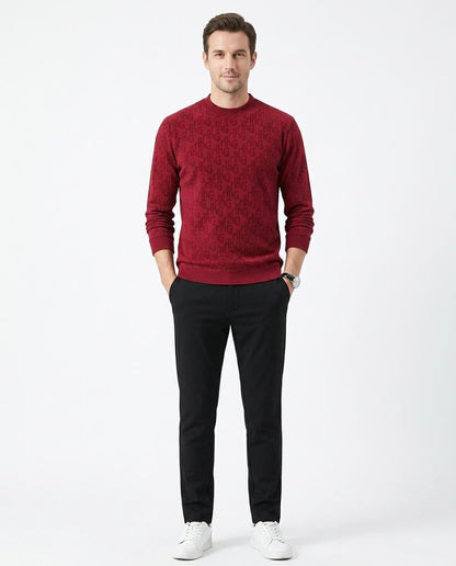 Nord Wear - Eelis | Logo-Patterned Mock Neck Sweater Men