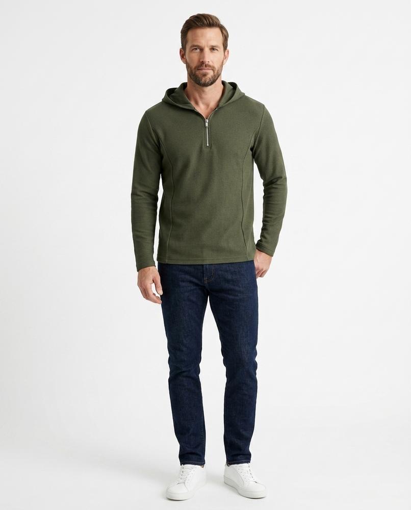 Nord Wear - Yuzom | Half-Zip Textured Hoodie Men