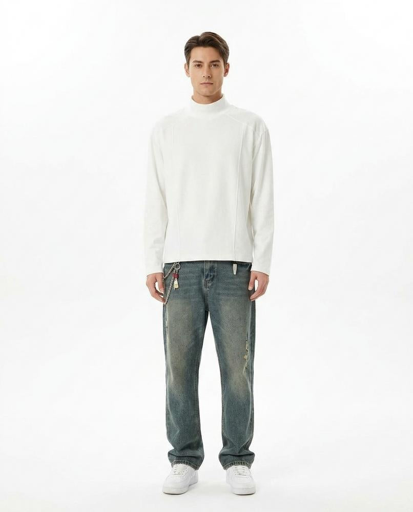 Nord Wear - Tatek | Mock Neck Structured Sweater Men