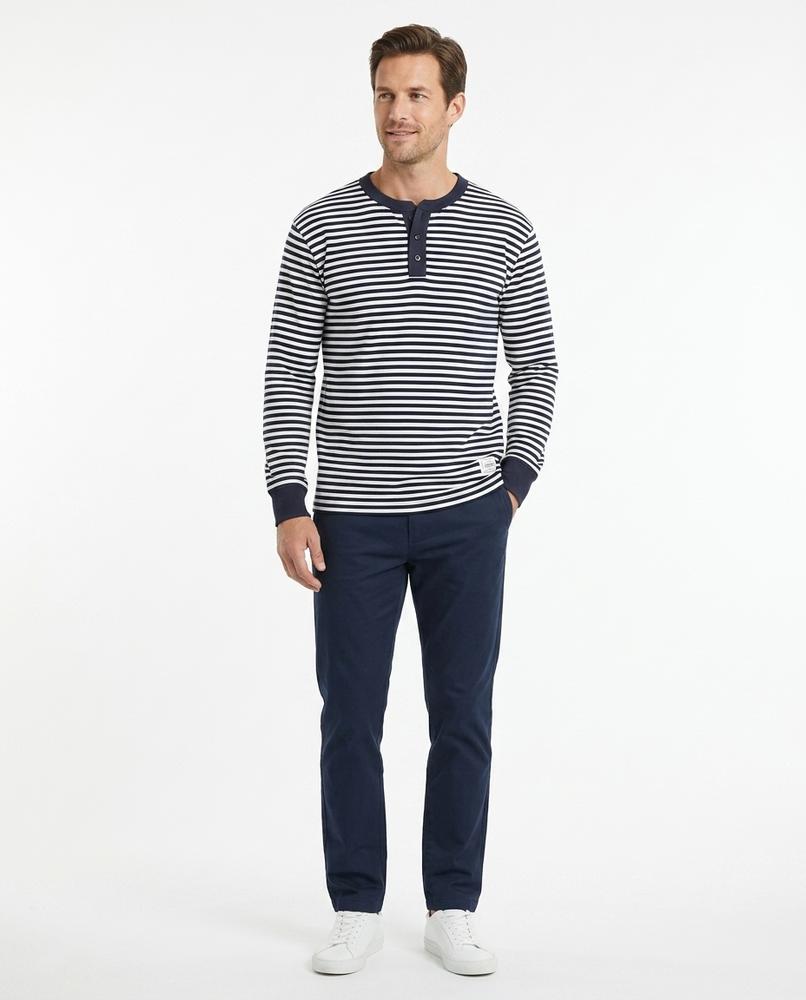 Nord Wear - Ruzom | Striped Henley Shirt Men