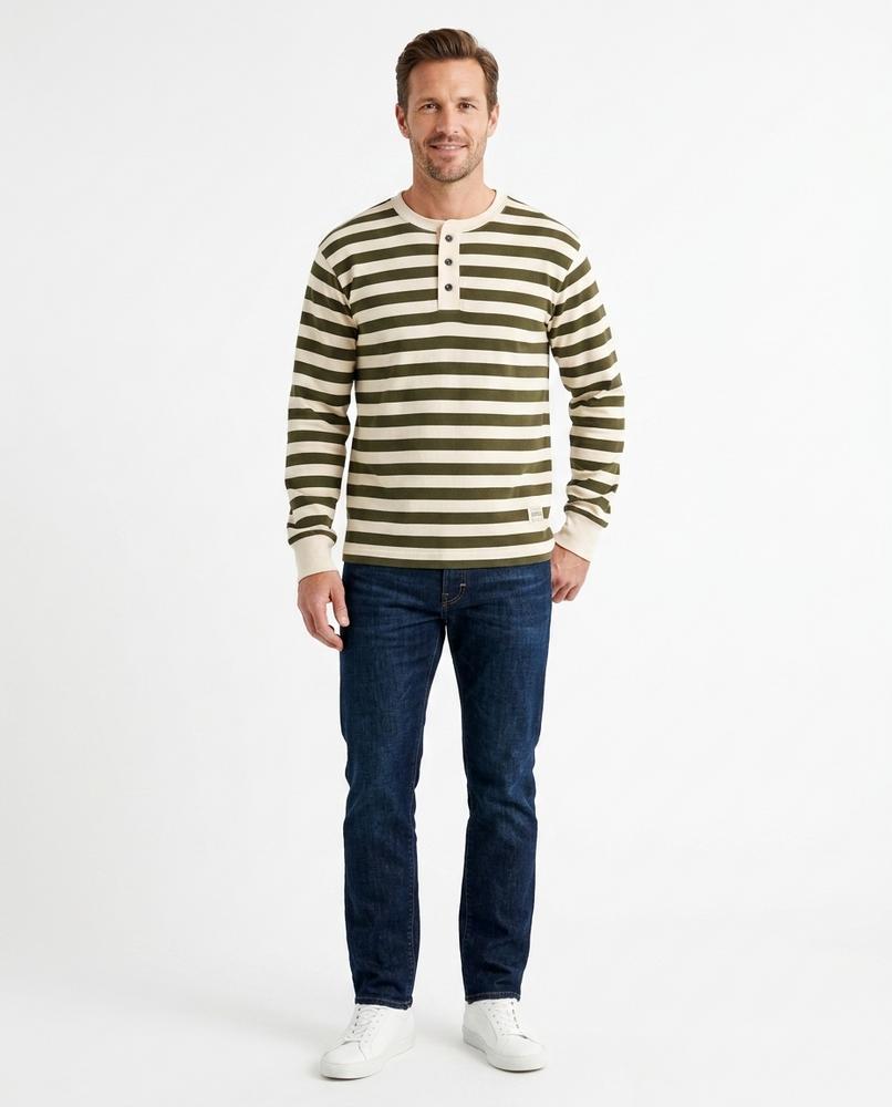 Nord Wear - Ruzom | Striped Henley Shirt Men