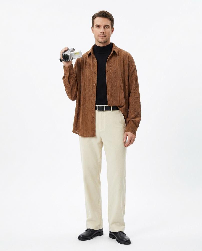 Nord Wear - Rawik | Textured Relaxed Fit Shirt Unisex