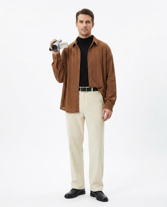 Nord Wear - Rawik | Textured Relaxed Fit Shirt Unisex