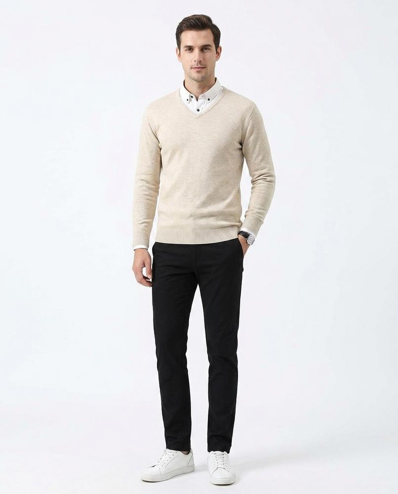 Nord Wear - Masov | Fine-Knit V-Neck Sweater Men