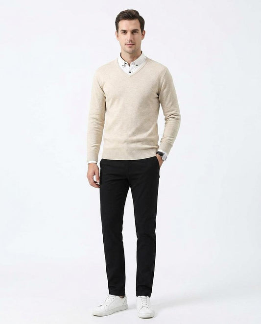 Nord Wear - Masov | Fine-Knit V-Neck Sweater Men