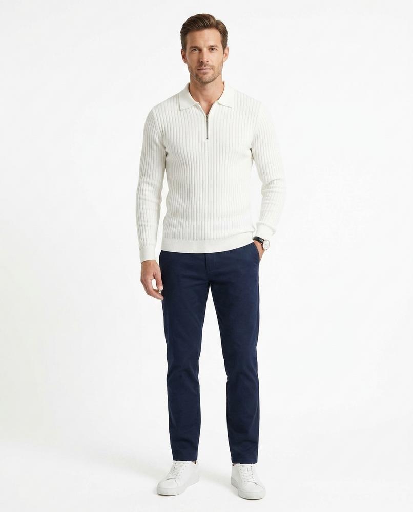 Nord Wear - Muzun | Ribbed Zip-Neck Sweater Men