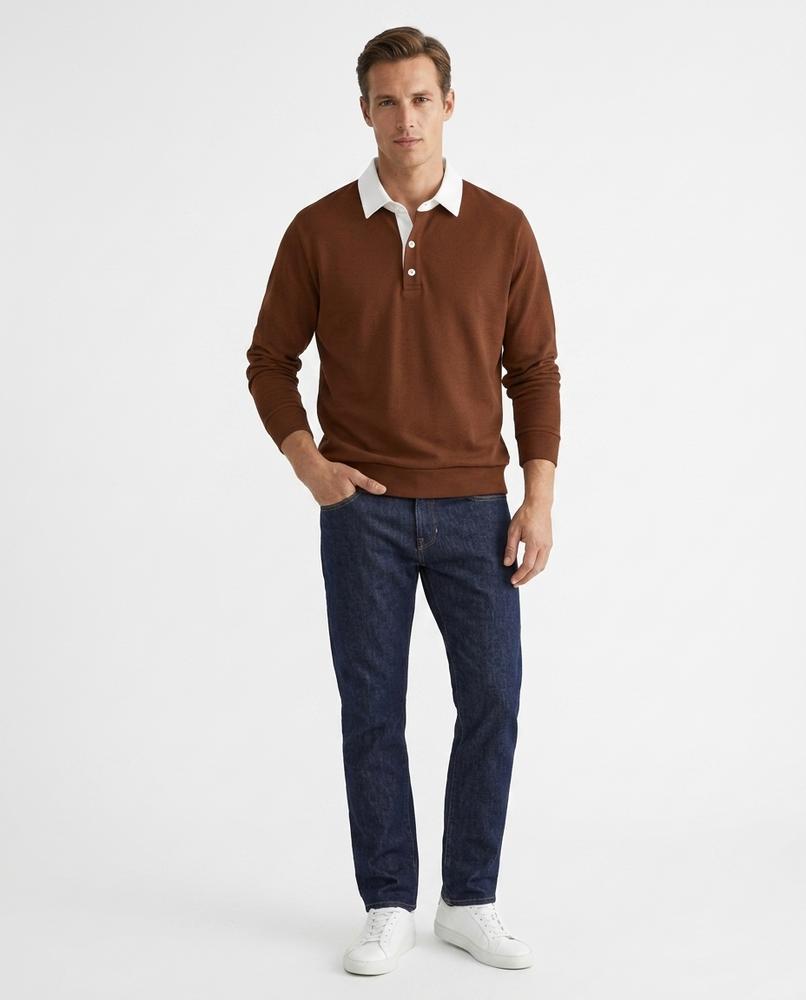 Nord Wear - Zatis | Contrast-Collar Long-Sleeved Sweatshirt Men