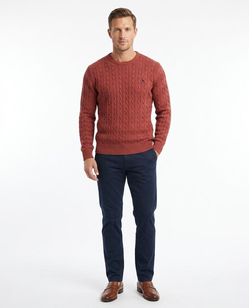 Nord Wear - Tepar | Cable-Knit Crewneck Sweater Men