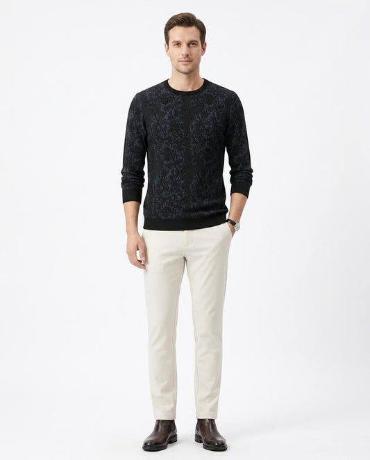 Nord Wear - Neter | Patterned Crewneck Sweater Men