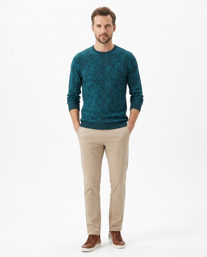 Nord Wear - Neter | Patterned Crewneck Sweater Men