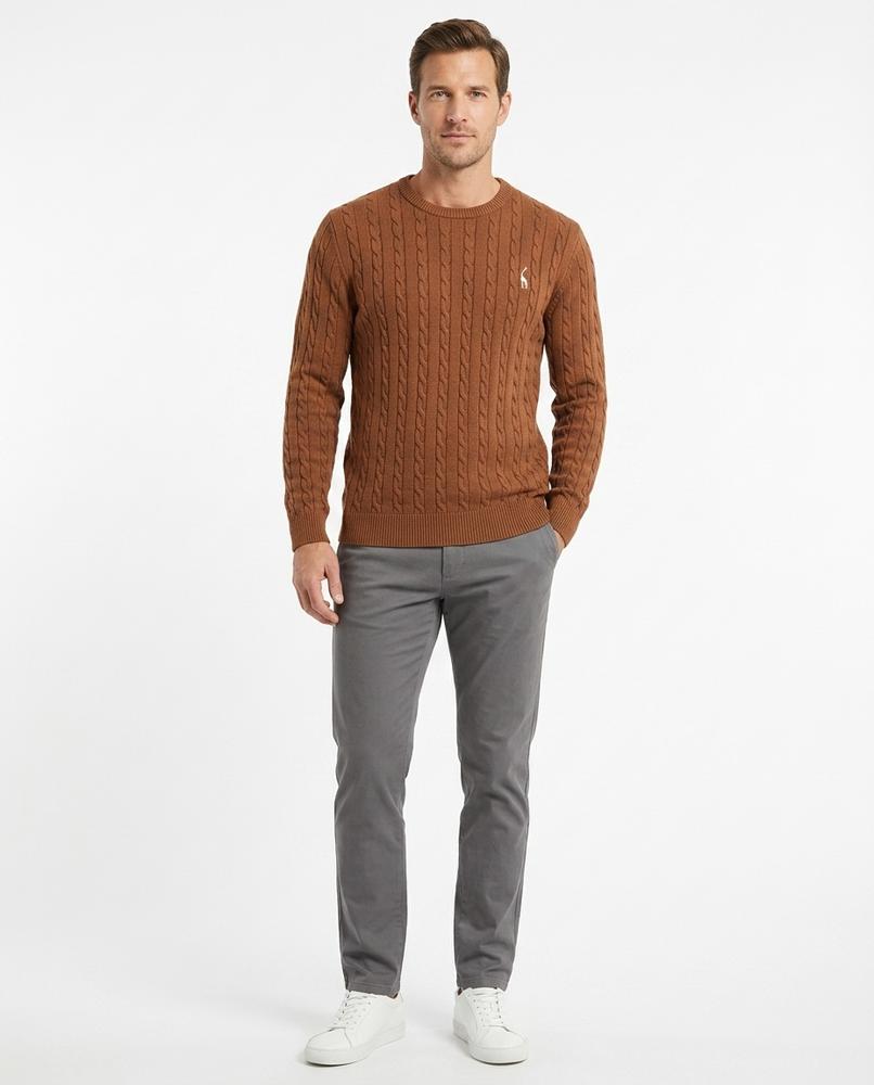 Nord Wear - Tepar | Cable-Knit Crewneck Sweater Men
