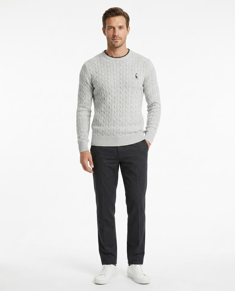 Nord Wear - Tepar | Cable-Knit Crewneck Sweater Men