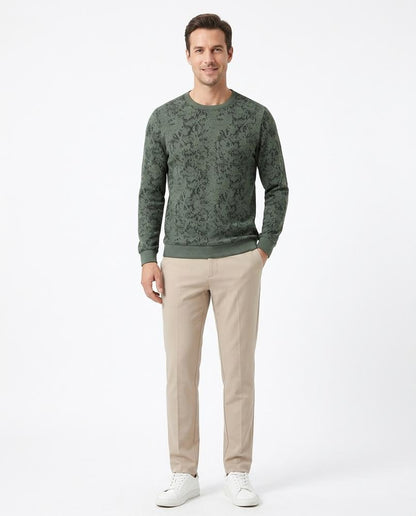 Nord Wear - Neter | Patterned Crewneck Sweater Men