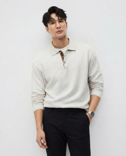 Nord Wear - Eolok | Long-Sleeved Polo-Collar Sweater Men