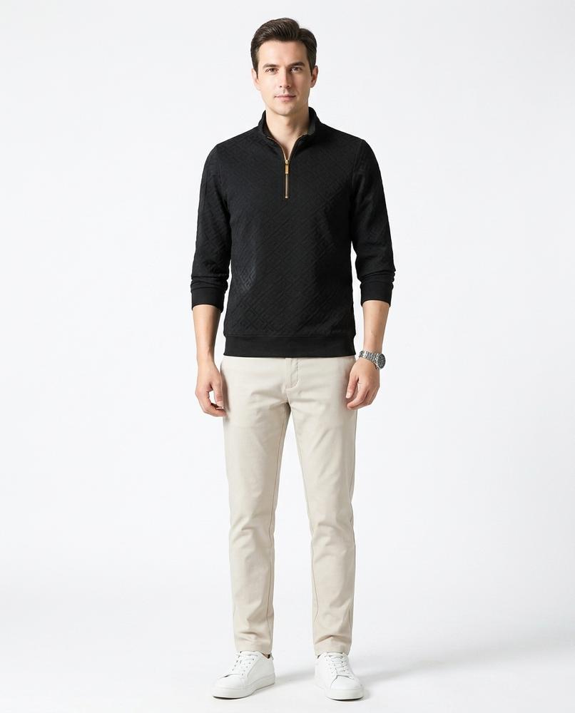 Nord Wear - Lusur | Quilted Quarter-Zip Sweater Men