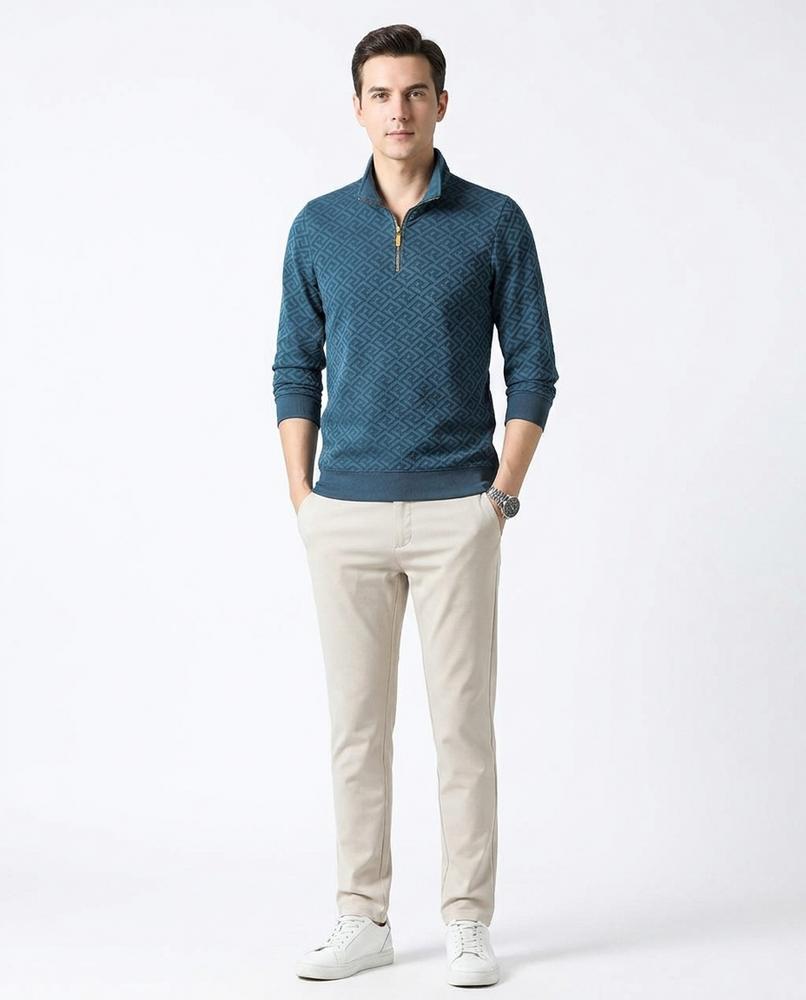 Nord Wear - Lusur | Quilted Quarter-Zip Sweater Men