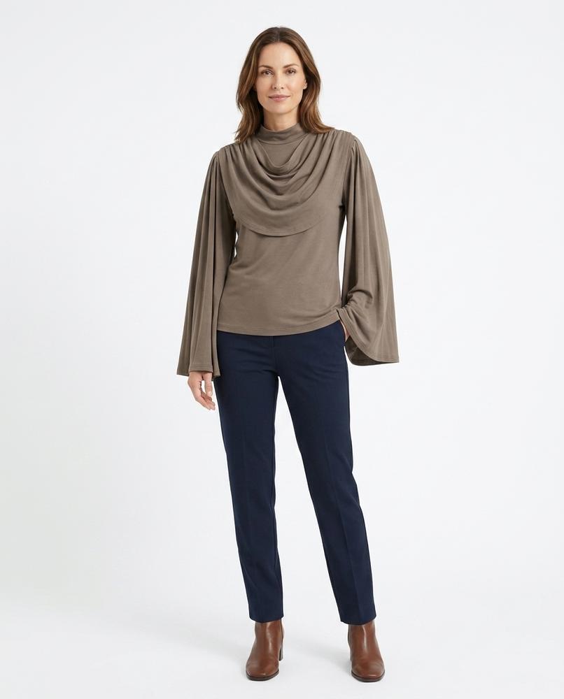 Nord Wear - Nugav | Draped Flared-Sleeve Top Women