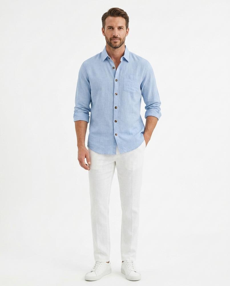 Nord Wear - Yewel | Linen Stone-Washed Shirt Men