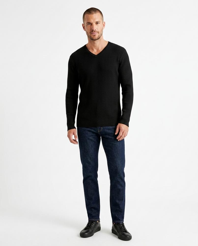 Nord Wear - Zepav | Rib-Knit V-Neck Sweater Men