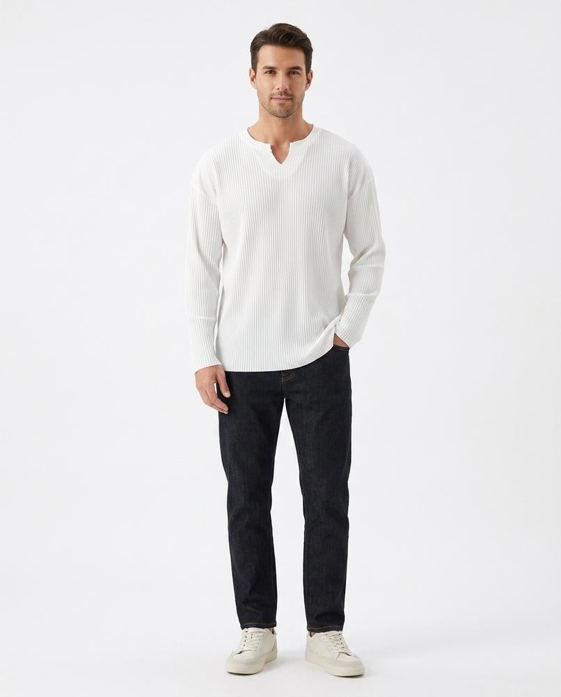 Nord Wear - Zepav | Rib-Knit V-Neck Sweater Men