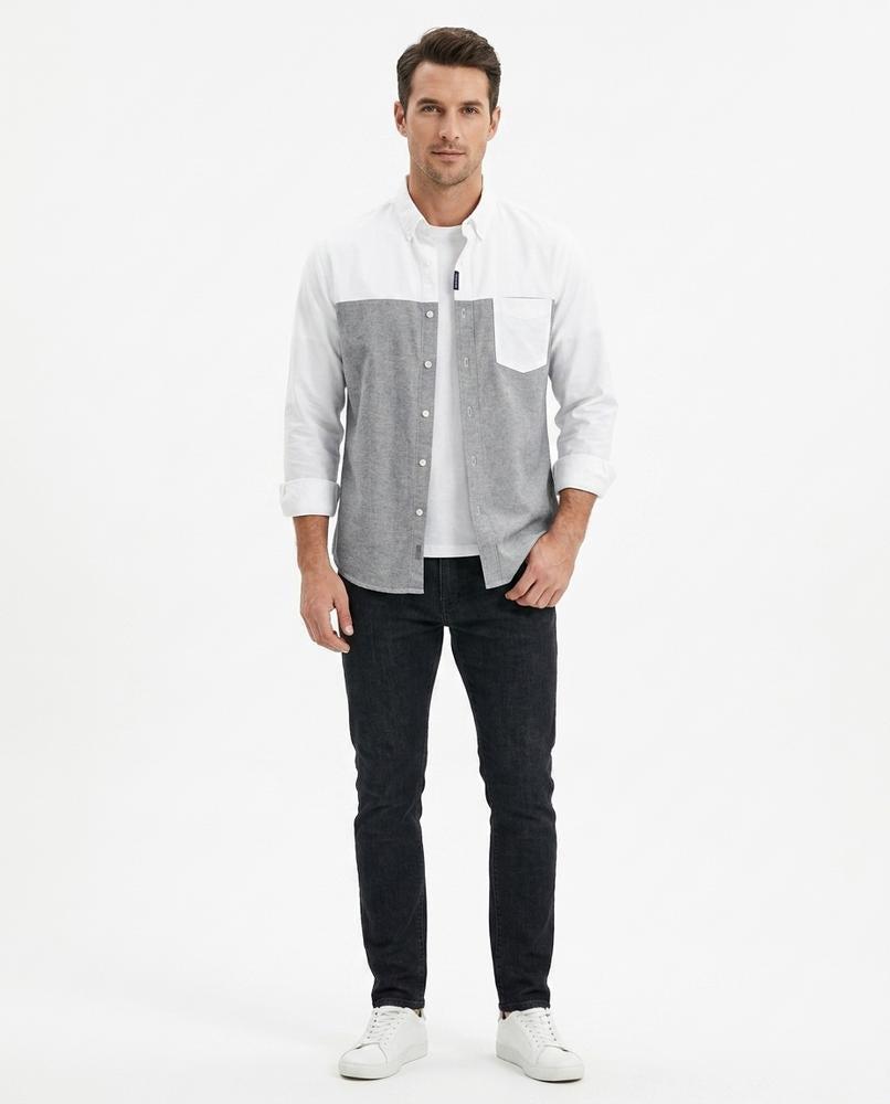 Nord Wear - Limen | Color-Block Button-Down Shirt Men