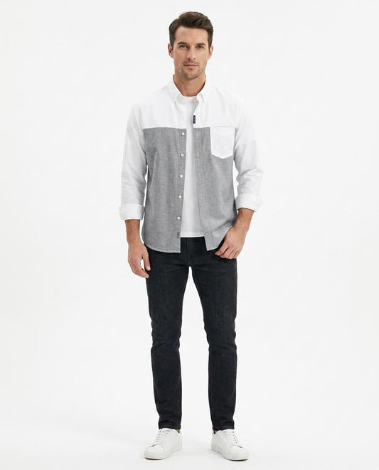 Nord Wear - Limen | Color-Block Button-Down Shirt Men