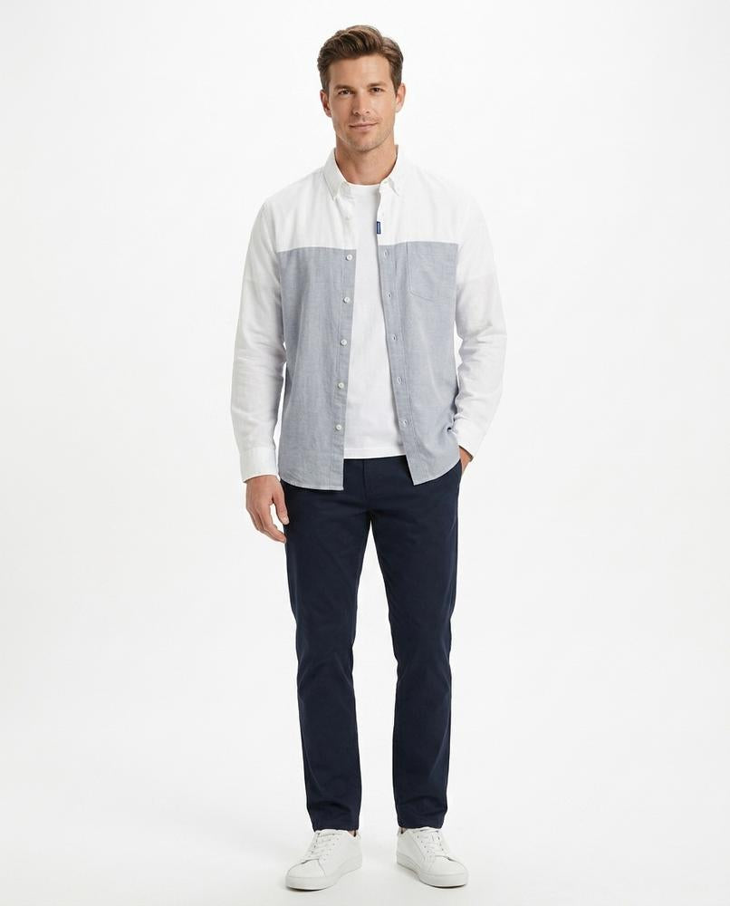 Nord Wear - Limen | Color-Block Button-Down Shirt Men