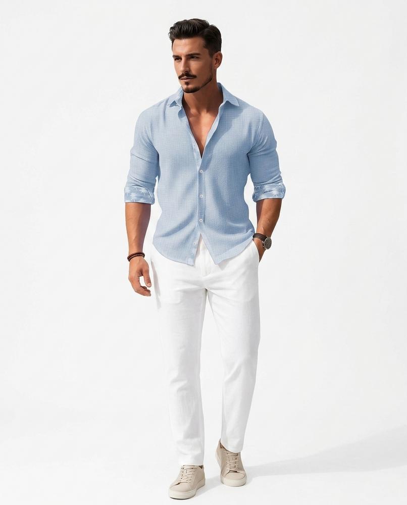 Nord Wear - Zipas | Textured Long-Sleeved Shirt Men