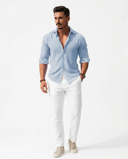 Nord Wear - Zipas | Textured Long-Sleeved Shirt Men