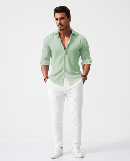 Nord Wear - Zipas | Textured Long-Sleeved Shirt Men