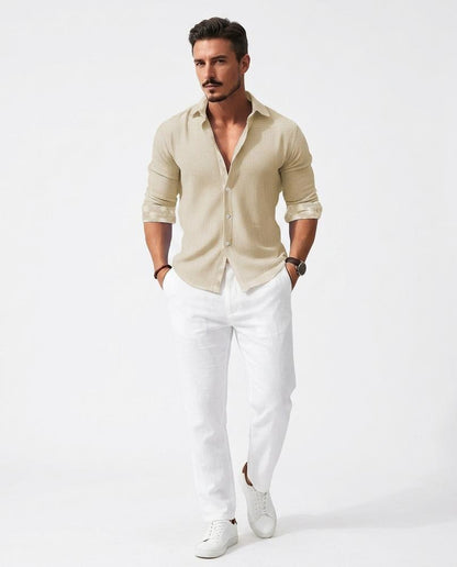 Nord Wear - Zipas | Textured Long-Sleeved Shirt Men
