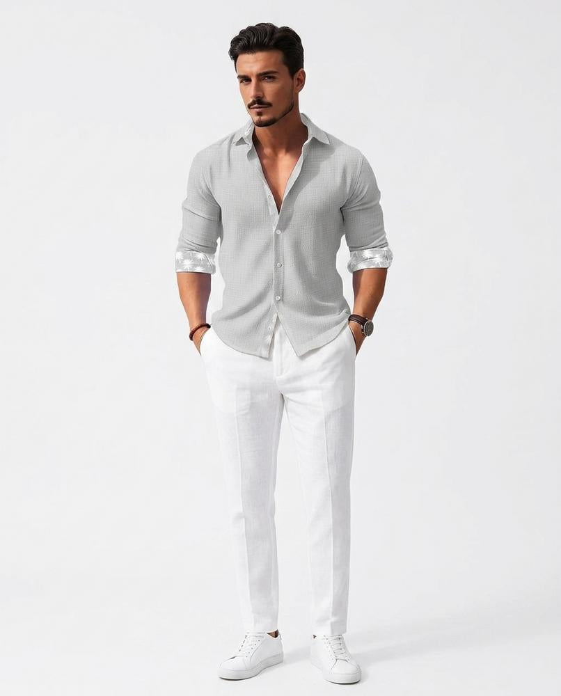 Nord Wear - Zipas | Textured Long-Sleeved Shirt Men