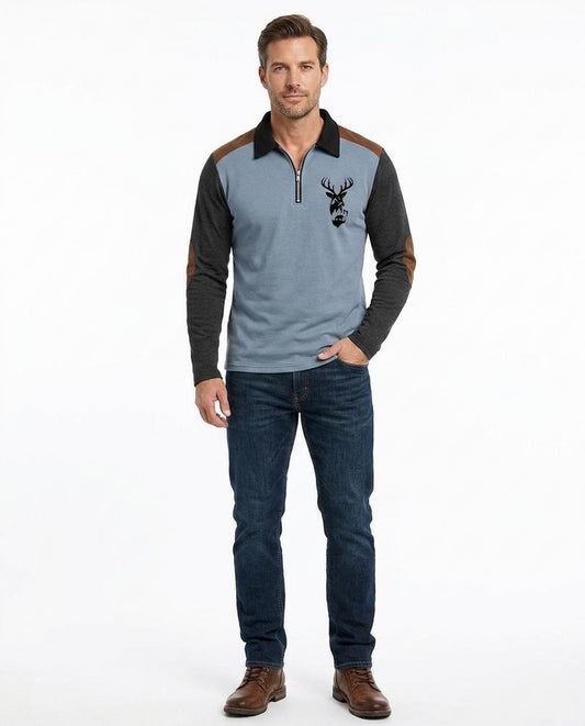 Nord Wear - Vuzav | Quarter-Zip Color-Blocked Sweatshirt Men