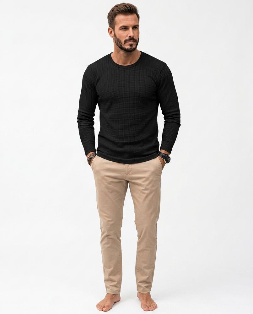 Nord Wear - Luvek | Waffle-Knit Long-Sleeve Shirt Men