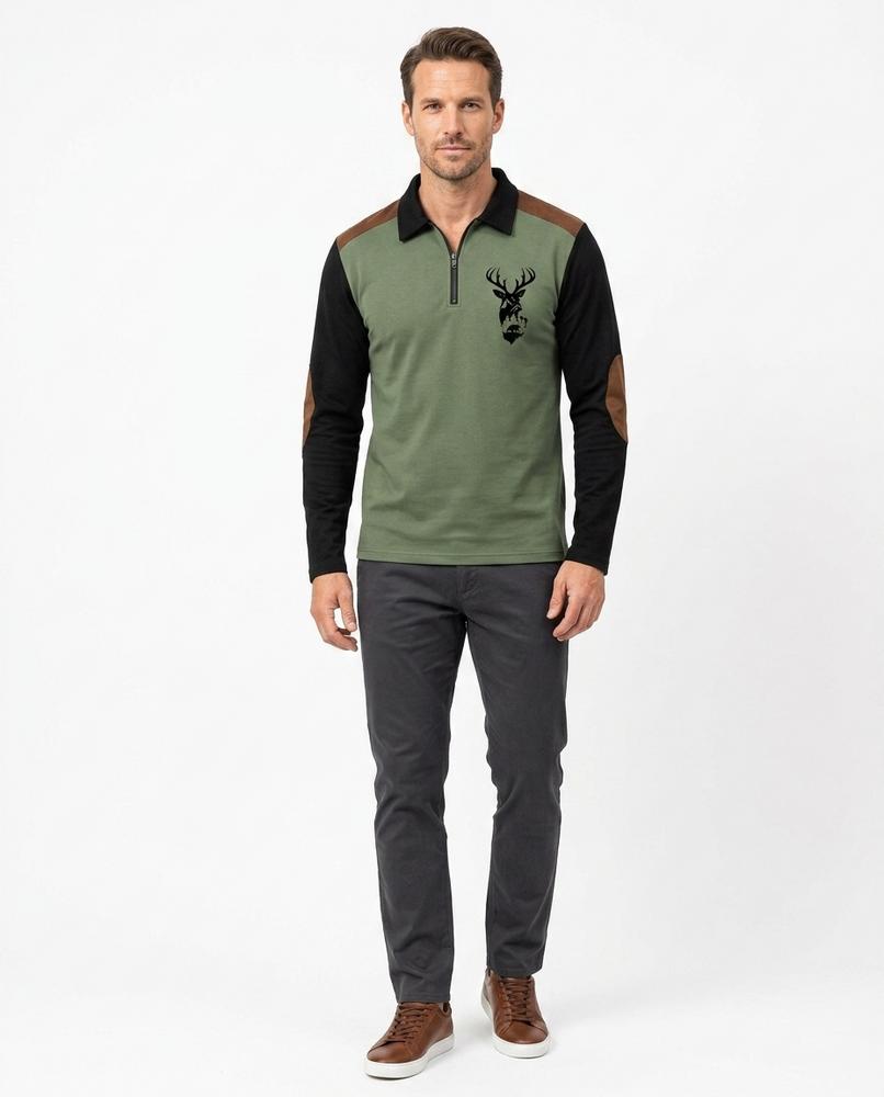 Nord Wear - Vuzav | Quarter-Zip Color-Blocked Sweatshirt Men