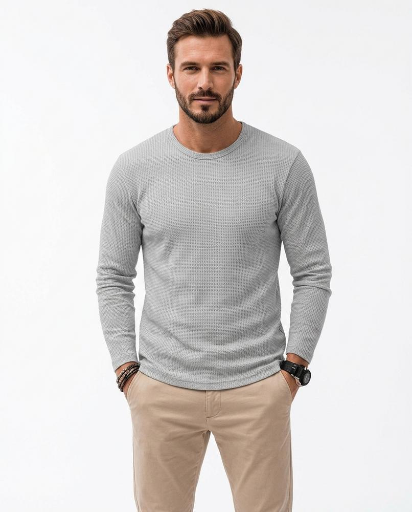 Nord Wear - Luvek | Waffle-Knit Long-Sleeve Shirt Men
