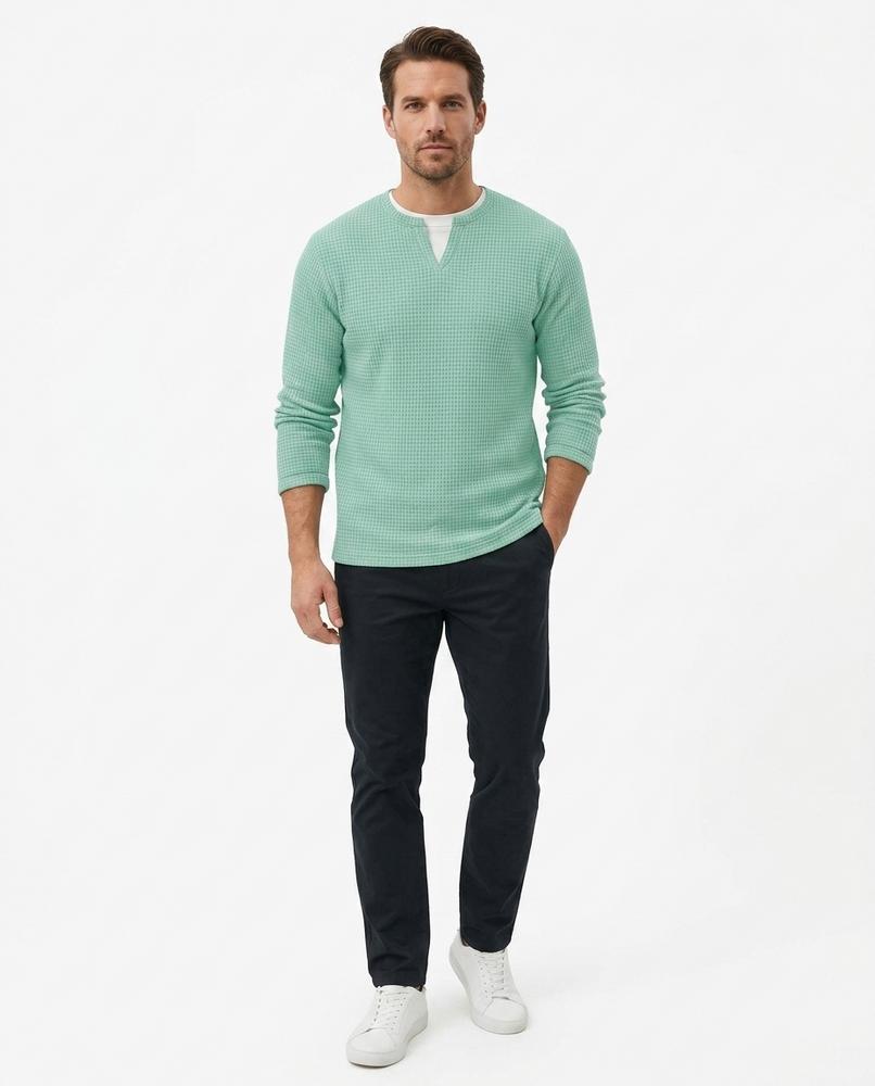 Nord Wear - Tovar | Textured Split-Neck Sweater Men