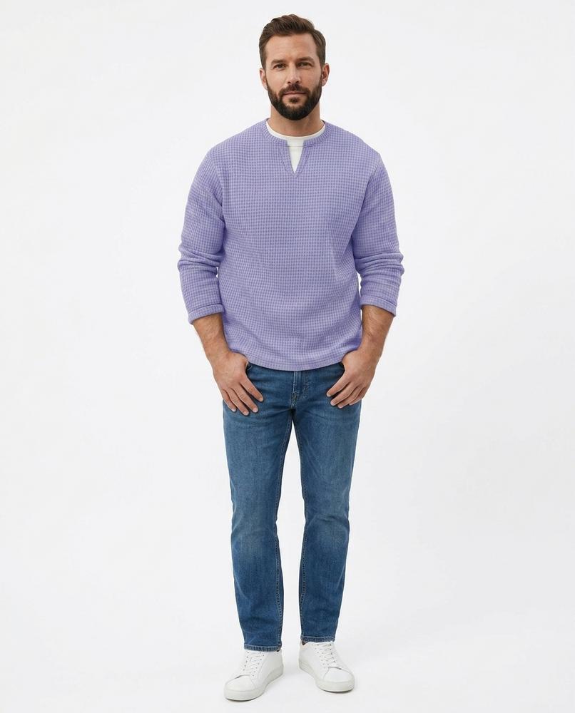 Nord Wear - Tovar | Textured Split-Neck Sweater Men