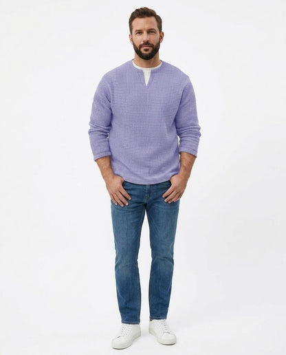 Nord Wear - Tovar | Textured Split-Neck Sweater Men