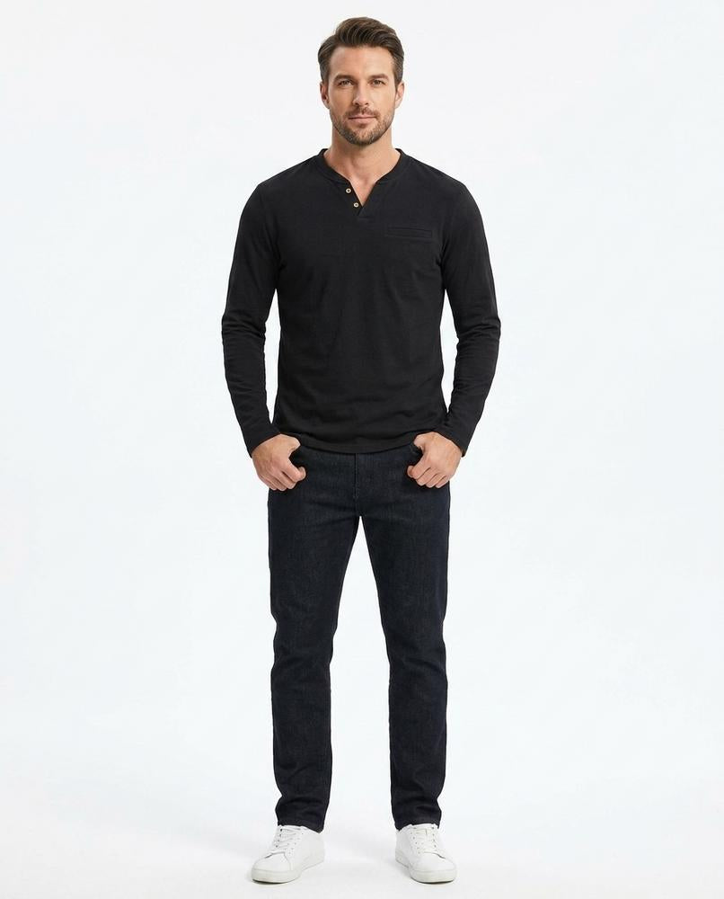 Nord Wear - Dalam | Long-Sleeved Buttoned T-Shirt Men