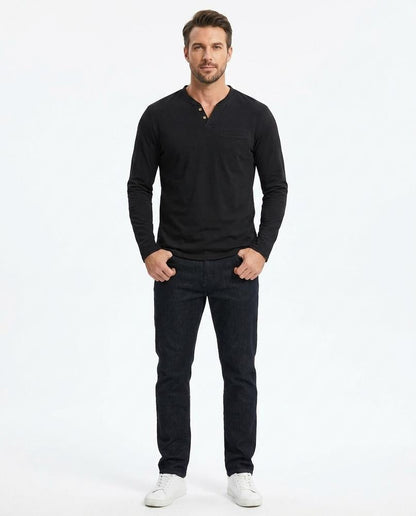 Nord Wear - Dalam | Long-Sleeved Buttoned T-Shirt Men