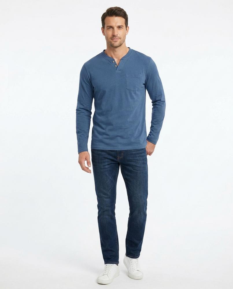 Nord Wear - Dalam | Long-Sleeved Buttoned T-Shirt Men