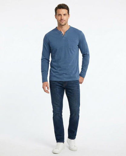 Nord Wear - Dalam | Long-Sleeved Buttoned T-Shirt Men