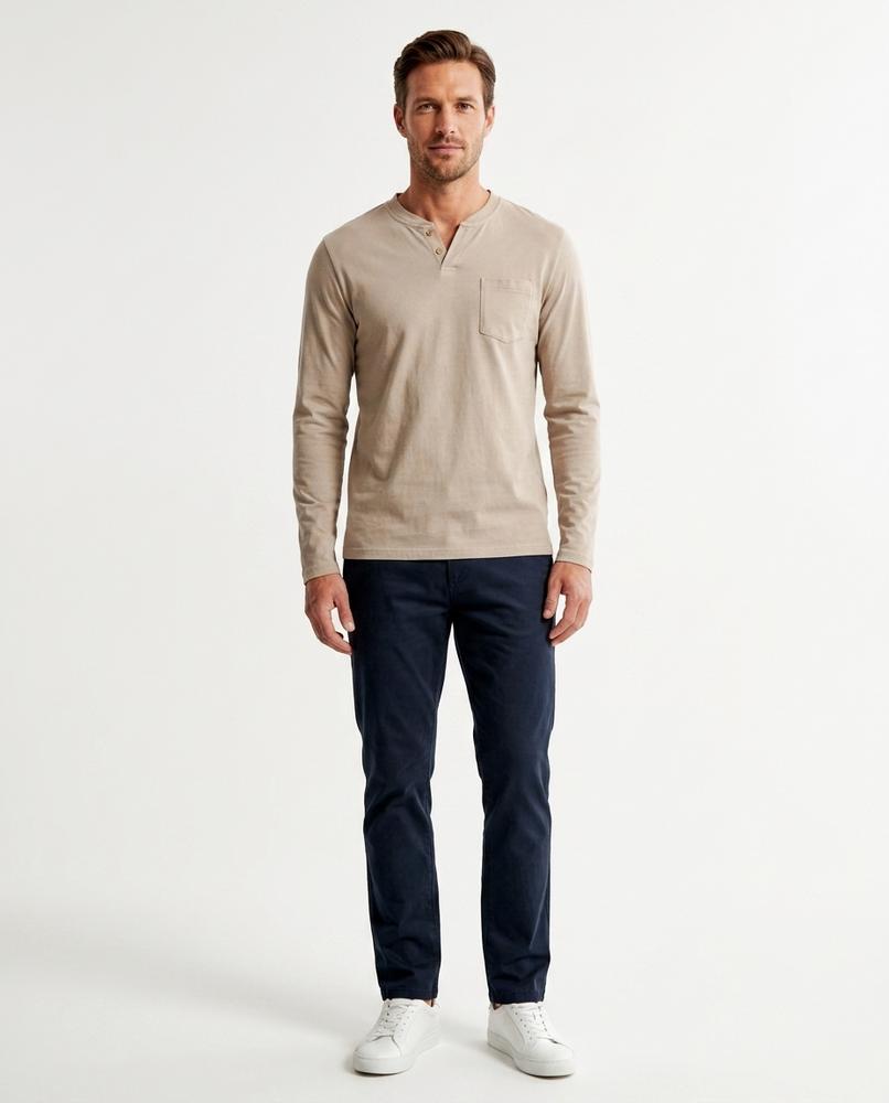 Nord Wear - Dalam | Long-Sleeved Buttoned T-Shirt Men