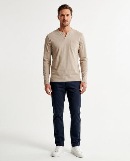 Nord Wear - Dalam | Long-Sleeved Buttoned T-Shirt Men