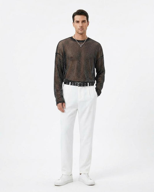 Nord Wear - Vivud | Sheer Glittered Shirt Men